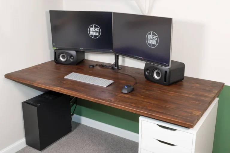 Single Floating Office Desk