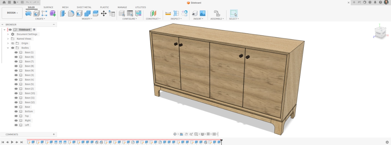 Image of my preferred CAD Package for Woodworking