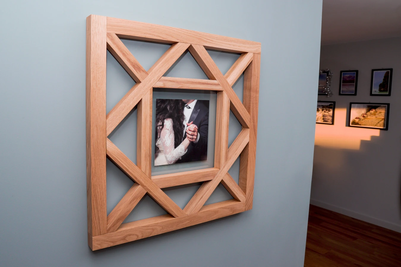 DIY Geometric Picture Frame