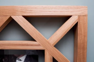 Detail of Corner of an Oak Picture Frame