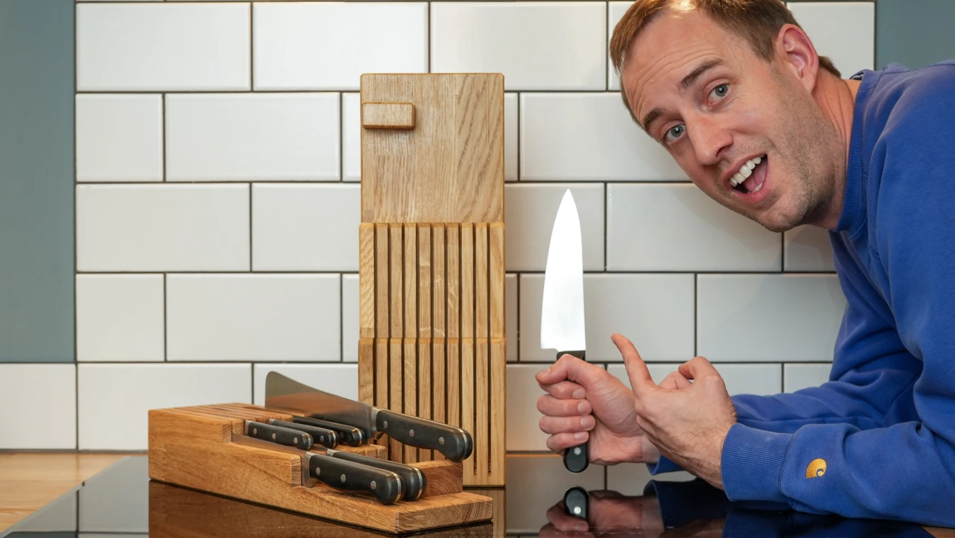 Knife Block Woodworking Plans