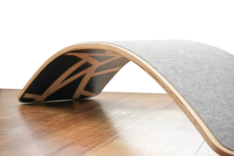 Balance Board Upside Down with Felt Base
