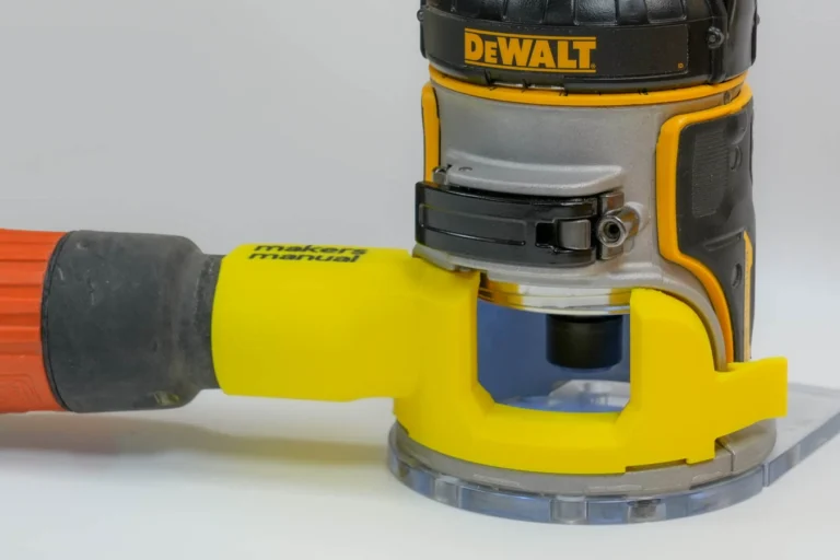 3D Print Files for the Dewalt Trim router dust adapter