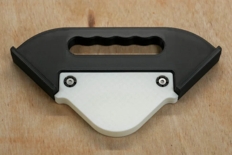 Router Radius Jig Template bottom view