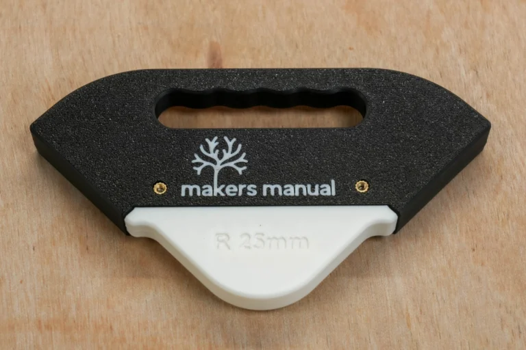 Router Radius Jig Template top view