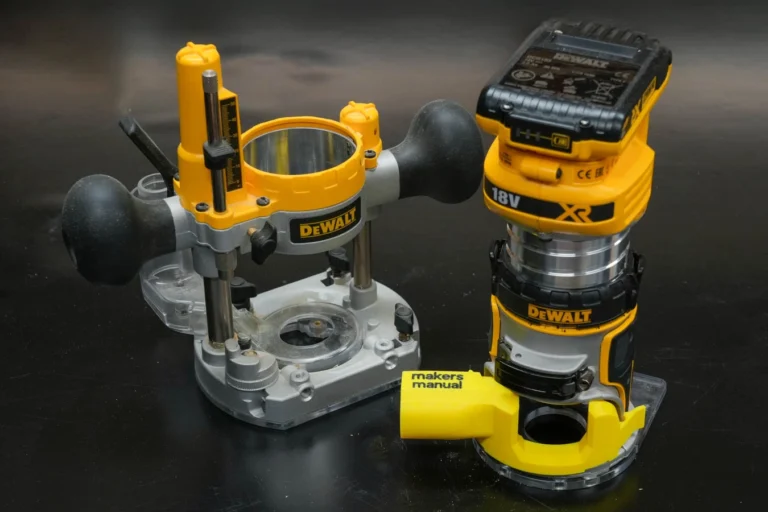 DeWalt DCW604 Router with Upgraded Dust Extaction Adapter