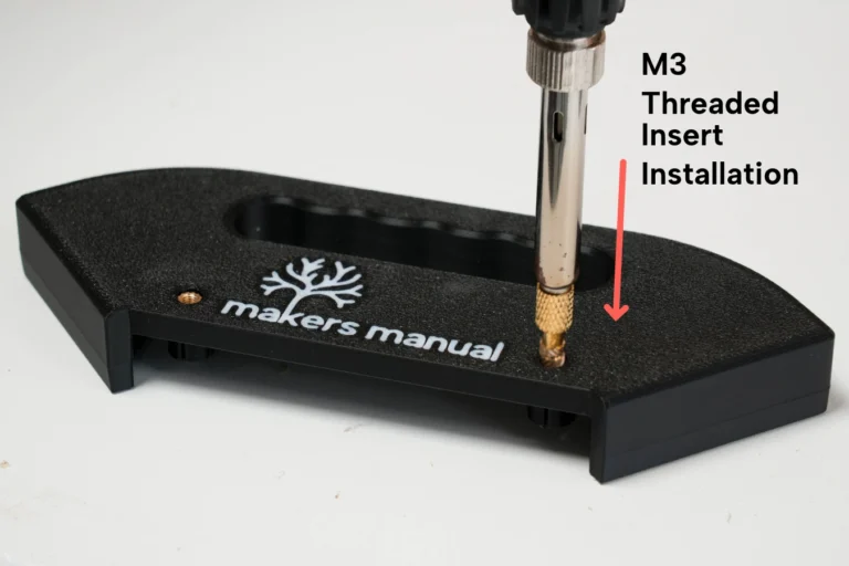 To assemble the tool after printing, you will need to install two M3 threaded inserts. Full instructions in the instructions supplied.