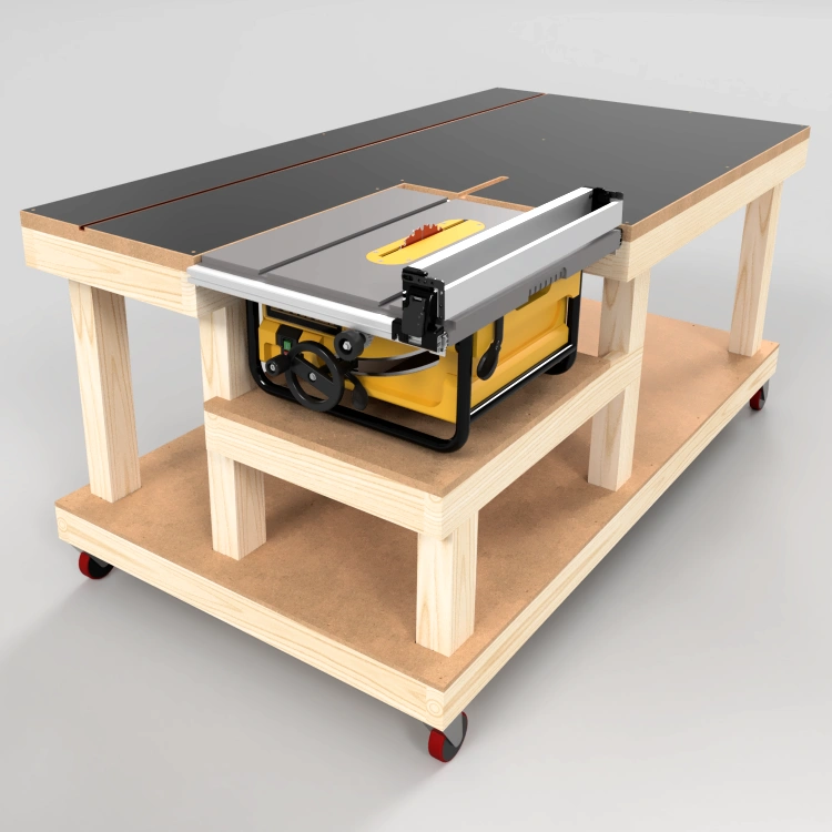 Workbench and Outfeed Table Plans